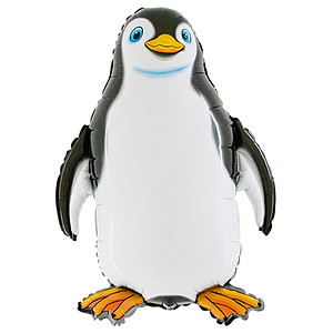 イベントグッズ／店舗装飾用品／エアPOPバルーン[ポップバルーン] 　ペンギン　H70cm