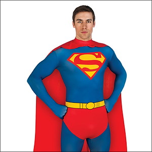 ハロウィンコスチューム　スーパーマンセカンドスキンスーツ　Superman 2nd Skin Suit