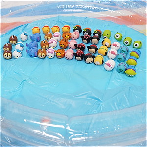 水に浮くすくい用おもちゃ　ぷかぷかディズニーツムツム　50個