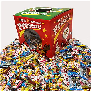 クリスマスBOX　わくわく飴お菓子つかみどり　1200個