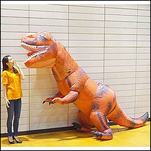 ジャンボエアブロー　巨大恐竜ティラノサウルス　Ｔ−ＲＥＸ　H250cm