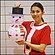クリスマス装飾　ペーパーランタン　スノーマン提灯　H50cm