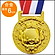 合金立体ゴールドメダル　ライオン　直径6cm重さ90g