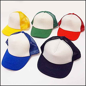 イベントグッズ／イベントキャップ・応援帽子／イベントキャップ[帽子・ぼうし]　メッシュ×カラー5色セット　各色1個×5個セット