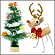 クリスマス手作り工作キット　手作りクリスマスツリー＆コルクのアニマルセット